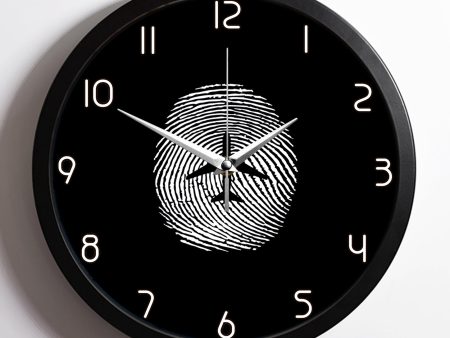 Aviation Finger Print Designed Wall Clocks Hot on Sale