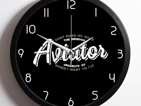 Aviator - Dont Make Me Walk Designed Wall Clocks For Sale