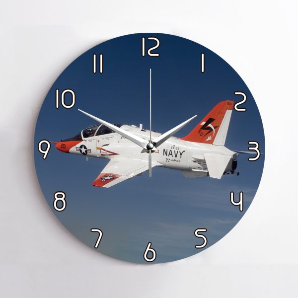 US Navy Training Jet Designed Wall Clocks Online Sale