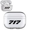 717 Flat Text Designed Transparent Earphone AirPods  Pro  Cases Cheap