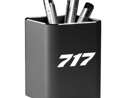 717 Flat Text Designed Aluminium Alloy Pen Holders Fashion