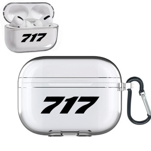 717 Flat Text Designed Transparent Earphone AirPods  Pro  Cases Cheap