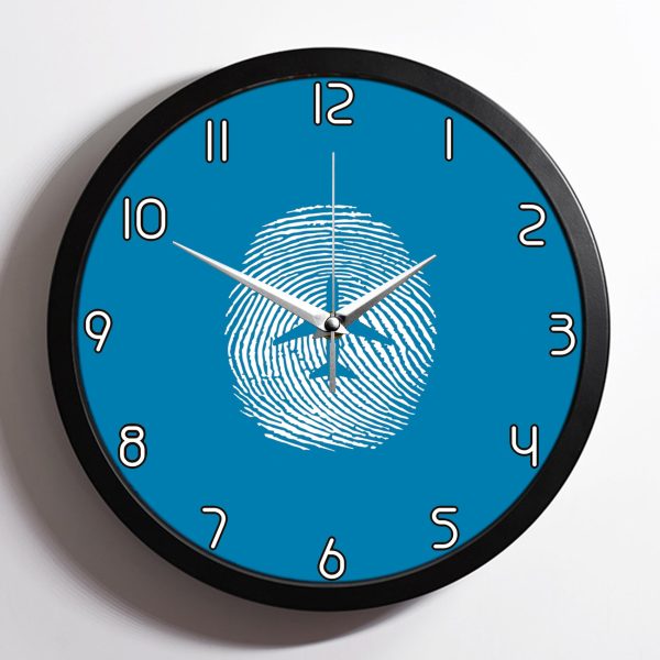 Aviation Finger Print Designed Wall Clocks Hot on Sale