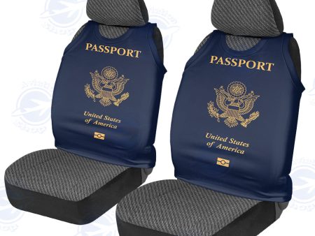 USA Passport Designed Car Seat Covers For Sale