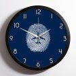 Aviation Finger Print Designed Wall Clocks Hot on Sale