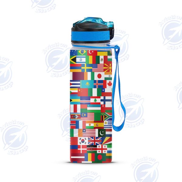 World Flags Designed Sports Kettles Hot on Sale