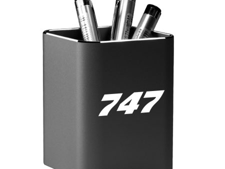 747 Flat Text Designed Aluminium Alloy Pen Holders Online now