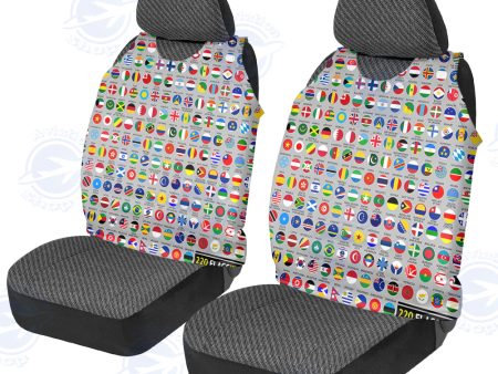 220 World s Flags Designed Car Seat Covers Sale