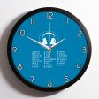 Aviation Alphabet 3 Designed Wall Clocks Hot on Sale