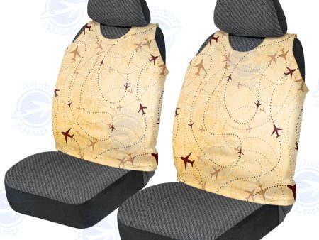 Vintage Travelling with Aircraft Designed Car Seat Covers Online Sale