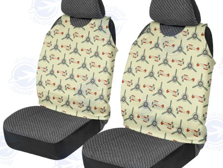 Vintage Old Airplane Designed Car Seat Covers Online now