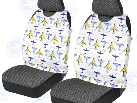 Very Colourful Airplanes Designed Car Seat Covers For Cheap