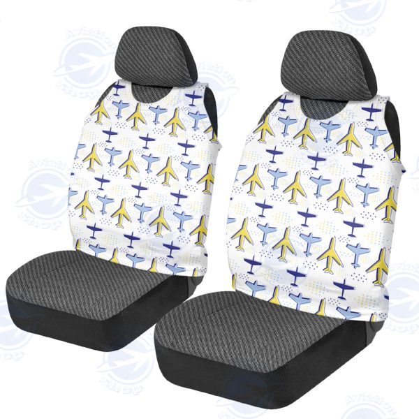 Very Colourful Airplanes Designed Car Seat Covers For Cheap