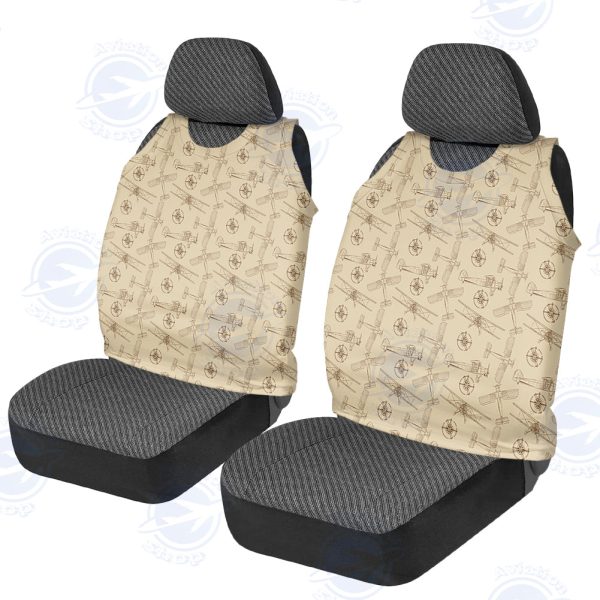 Very Cool Vintage Planes Designed Car Seat Covers Online now