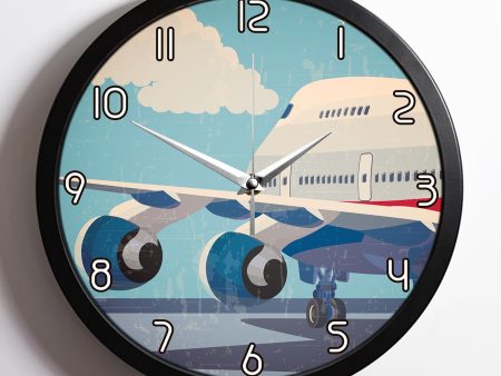 Vintage Boeing 747 Designed Wall Clocks Discount