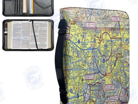 VFR Chart Designed PU Accessories Bags For Cheap