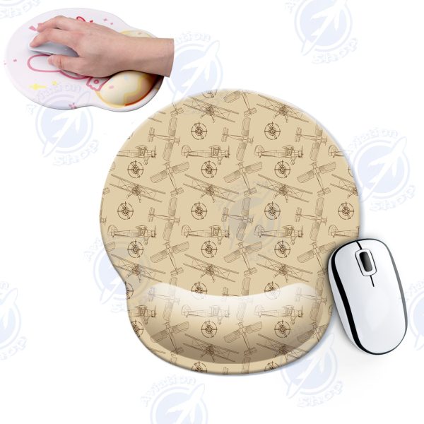 Very Cool Vintage Planes Designed Ergonomic Mouse Pads on Sale