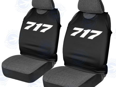 717 Flat Text Designed Car Seat Covers Online Sale