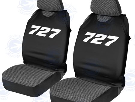 727 Flat Text Designed Car Seat Covers Hot on Sale